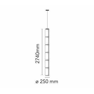 [product_category]-Flos Noctambule S6 Low Cylinders Pendant-Flos-8059607000748-F0279000-FLO-8