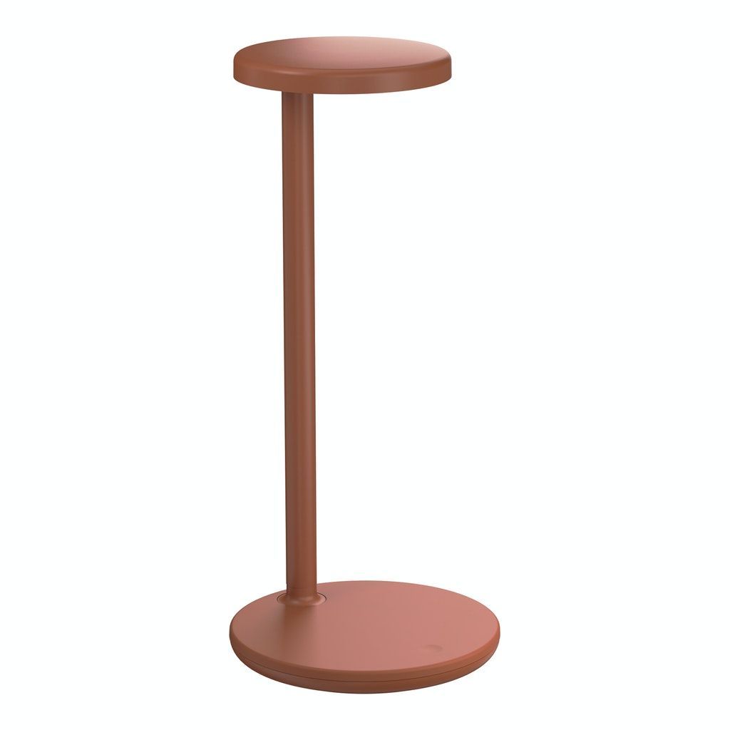 [product_category]-Flos Oblique Qi Table Lamp, Rust Red Matt-Flos-8424229000214-09.8310.DX-FLO-1