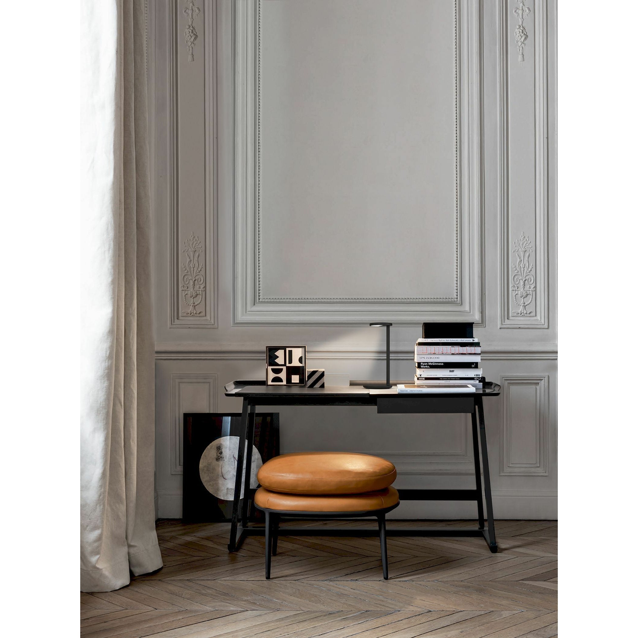 [product_category]-Flos Oblique Qi Table Lamp, Rust Red Matt-Flos-8424229000214-09.8310.DX-FLO-5