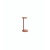  Oblique Table Lamp Rust Red Matt