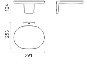 [product_category]-Flos Oplight W2 Wall Lamp, Anthracite-Flos-8059607044438-F4682033-FLO-5