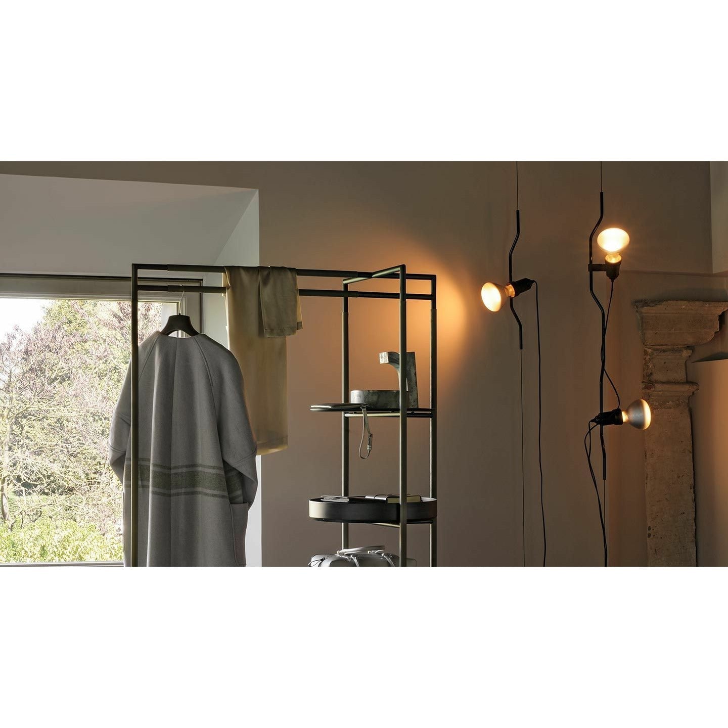 [product_category]-Flos Parentesi Suspension Lamp With Dimmer, Nickel-Flos-8059607020470-F5600058-FLO-2