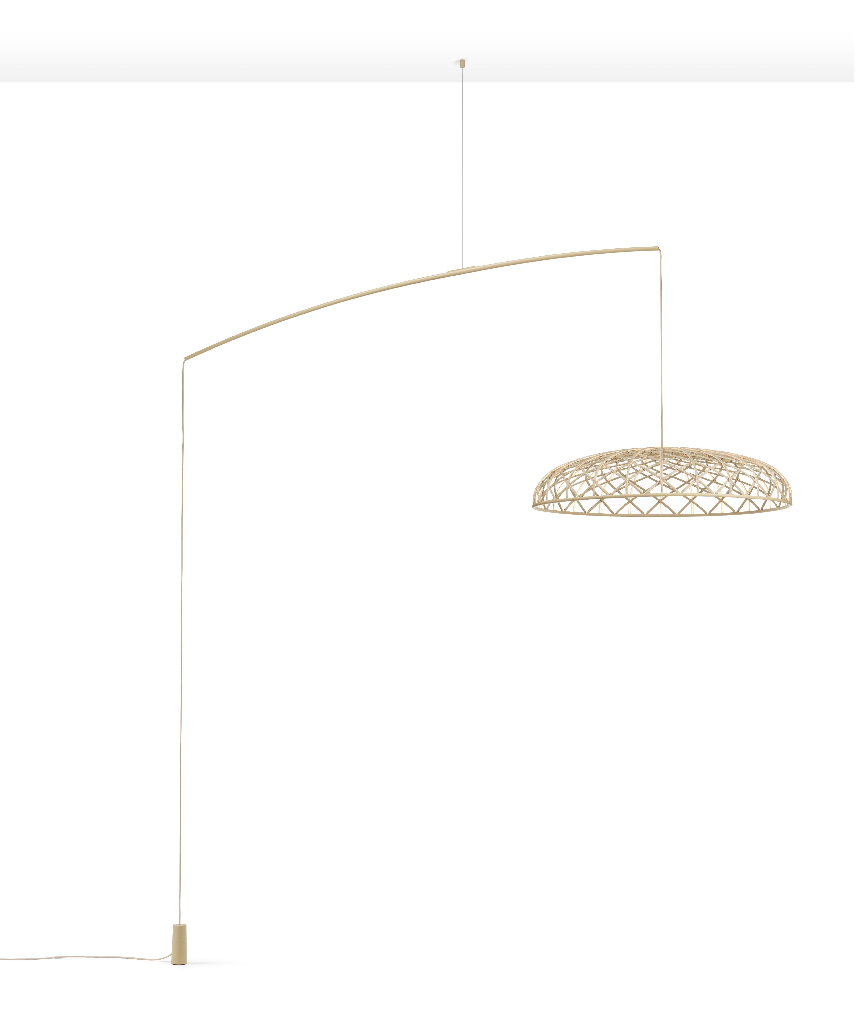 [product_category]-Flos Skynest Motion Floor Lamp, Almond-Flos-8059607057209-F6394017-FLO-1