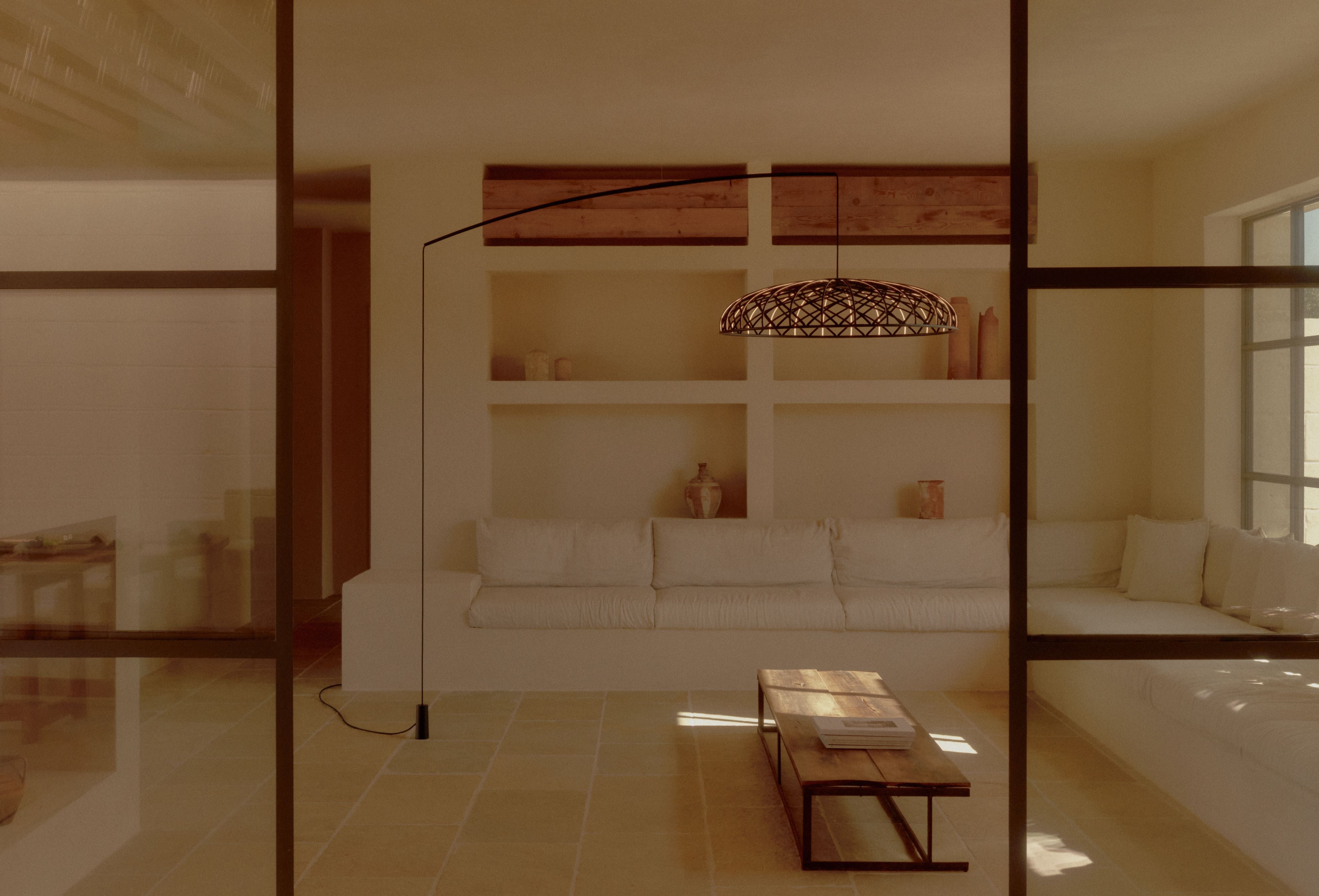 [product_category]-Flos Skynest Motion Floor Lamp, Almond-Flos-8059607057209-F6394017-FLO-5