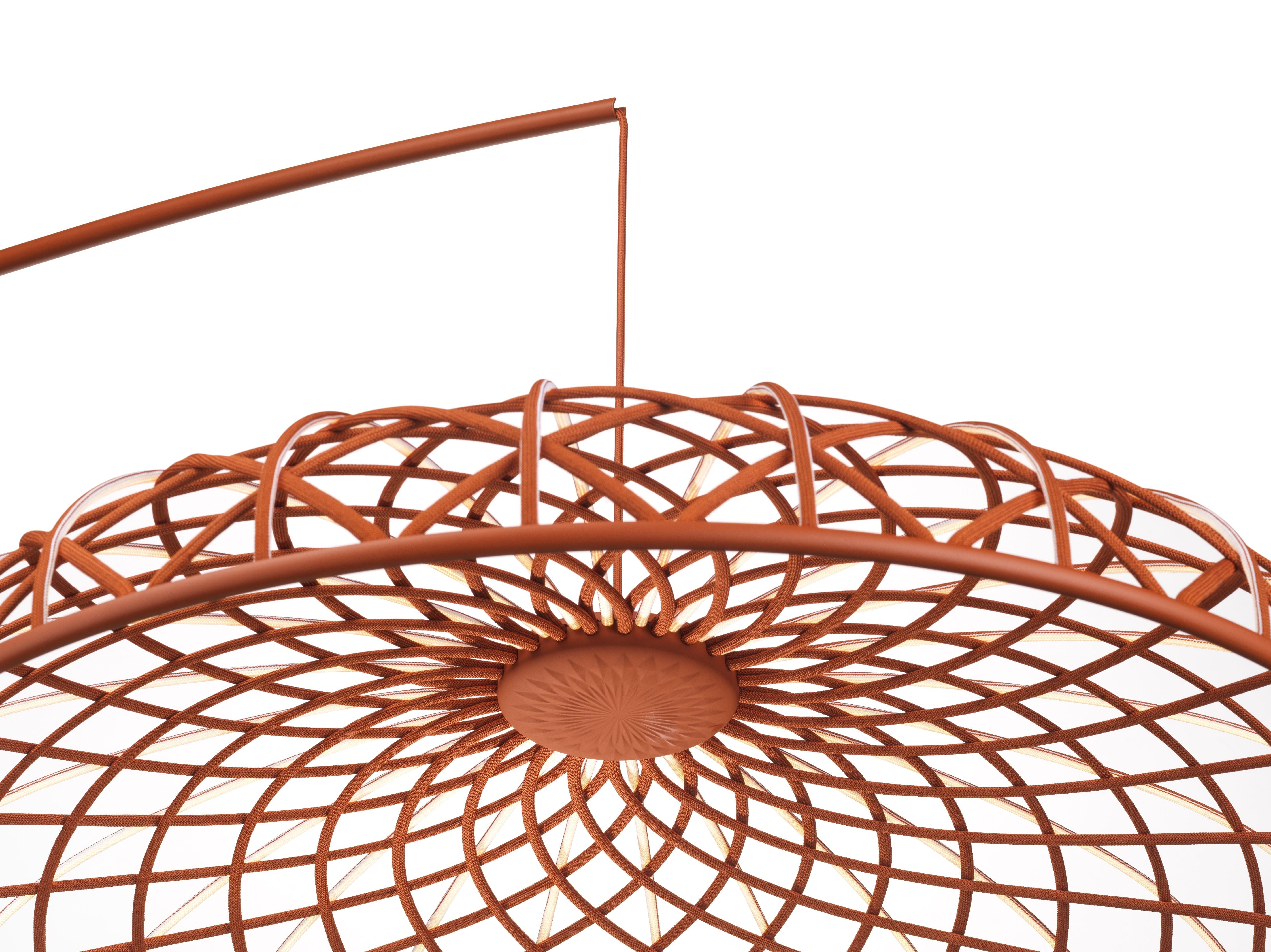 [product_category]-Flos Skynest Motion Floor Lamp, Brick Red-Flos-8059607057223-F6394035-FLO-2
