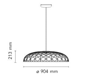 [product_category]-Flos Skynest S Suspension Lamp, Red-Flos-8059607612347-F6392035-FLO-4