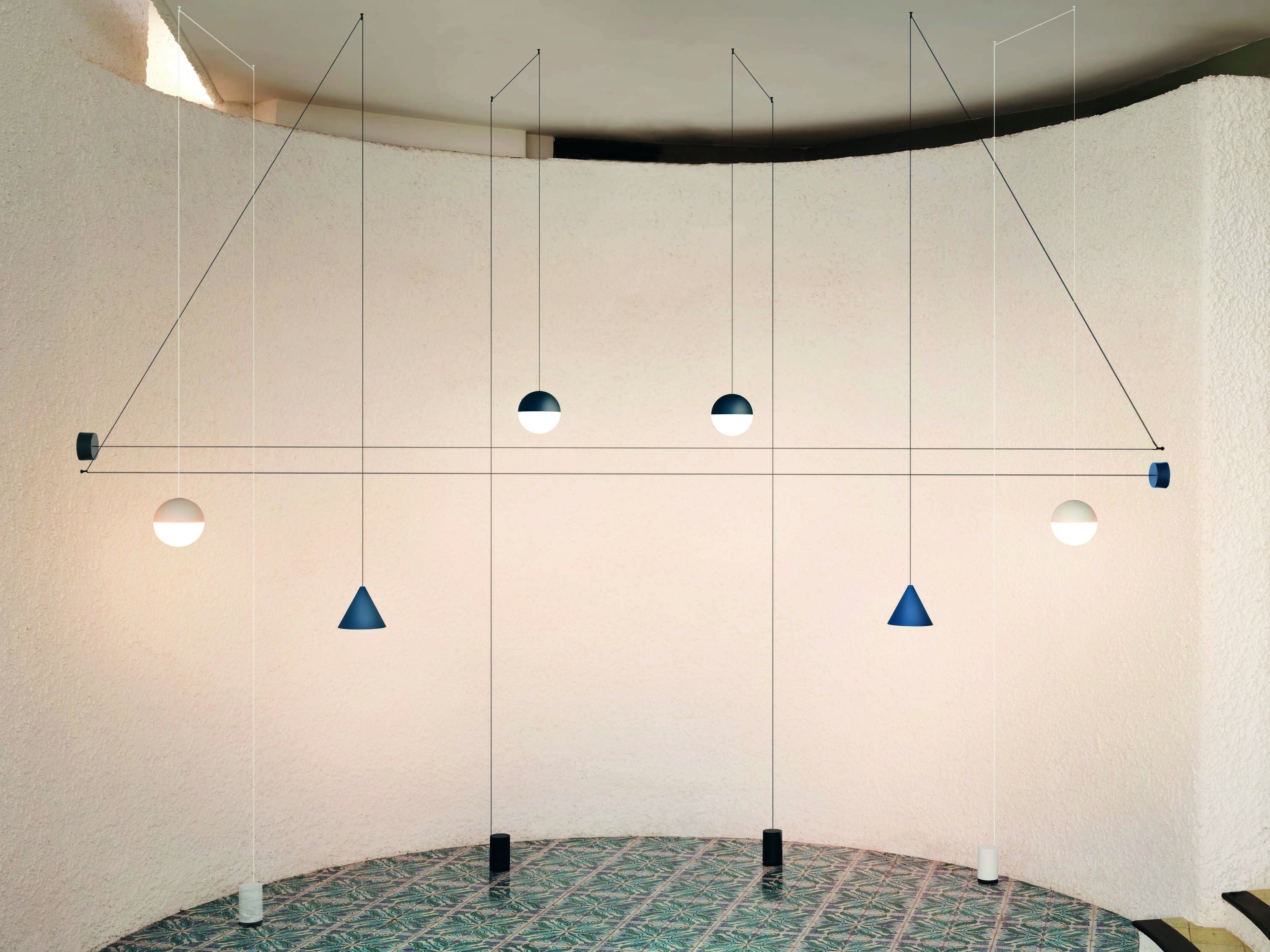 [product_category]-Flos String Light Cone Head Pendant Lamp Bluetooth 22 M, Blue-Flos-8059607042311-F6499014-FLO-3
