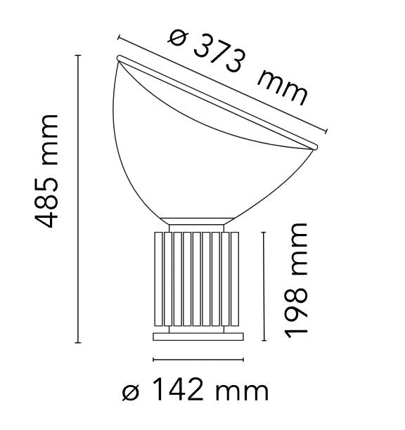 [product_category]-Flos Taccia Small Led, Matte White-Flos-8059607058947-F6604009-FLO-5