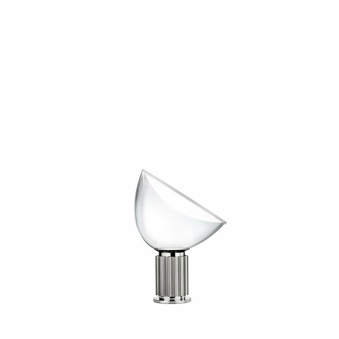 [product_category]-Flos Taccia Small Table Lamp Glass Shade Small, Silver-Flos-8059607006733-F6604004-FLO-1