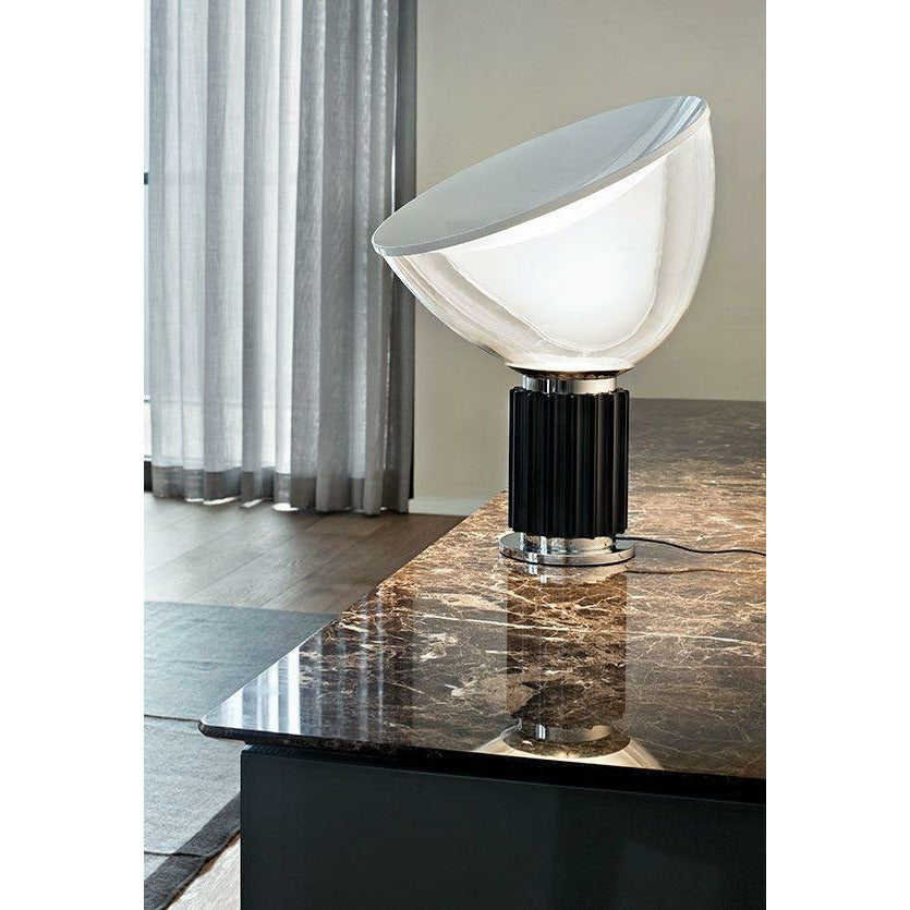 [product_category]-Flos Taccia Small Table Lamp Glass Shade Small, Silver-Flos-8059607006733-F6604004-FLO-3
