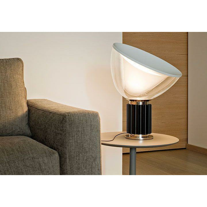 [product_category]-Flos Taccia Small Table Lamp Glass Shade Small, Silver-Flos-8059607006733-F6604004-FLO-4