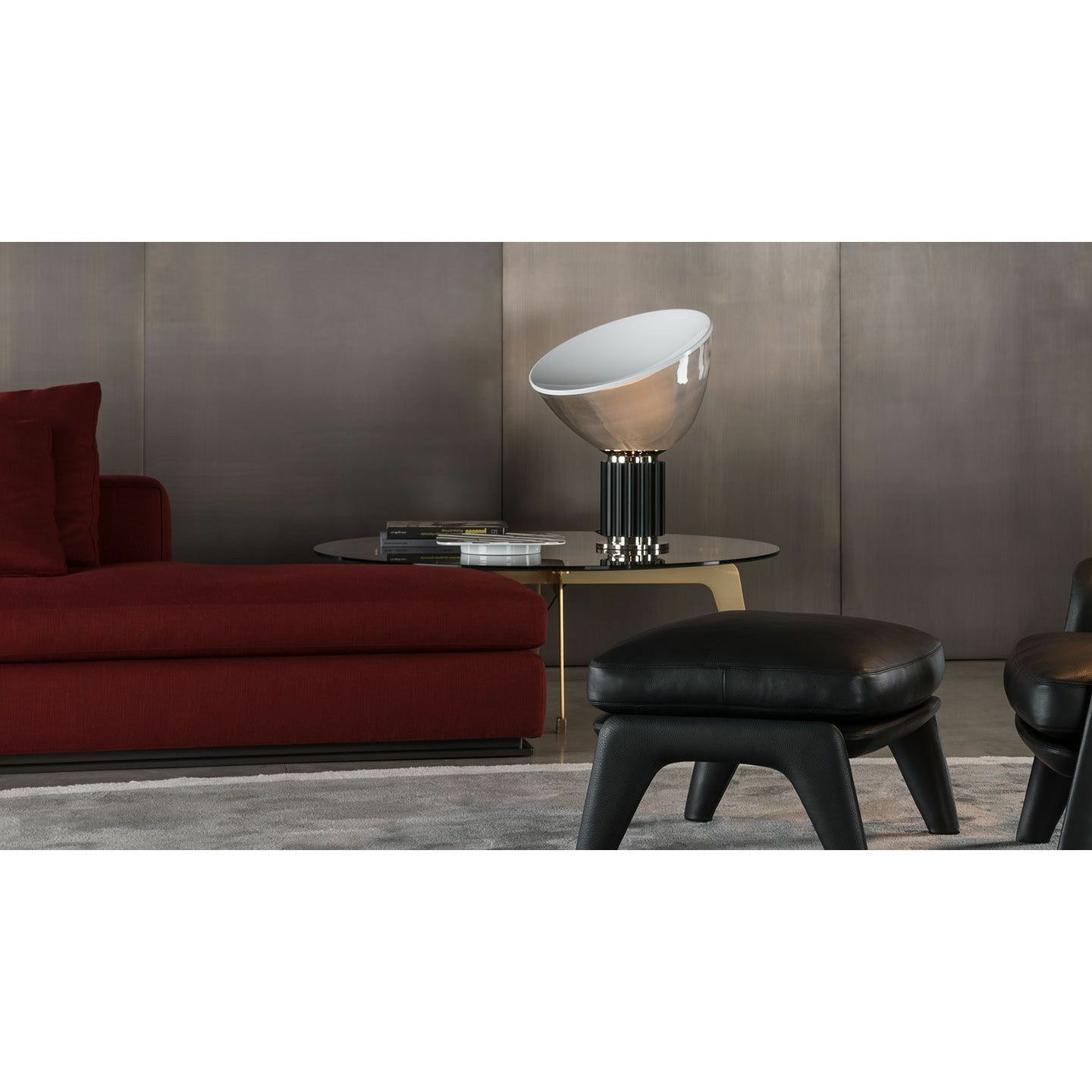 [product_category]-Flos Taccia Table Lamp Plastic Shade, Black-Flos-8059607006818-F6607030-FLO-2