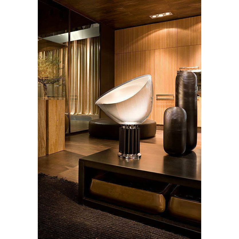 [product_category]-Flos Taccia Table Lamp Plastic Shade, Black-Flos-8059607006818-F6607030-FLO-3