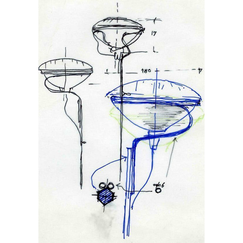 [product_category]-Flos Toio Special Edition Floor Lamp, Black Matt-Flos-8059607007235-F7610030-FLO-3