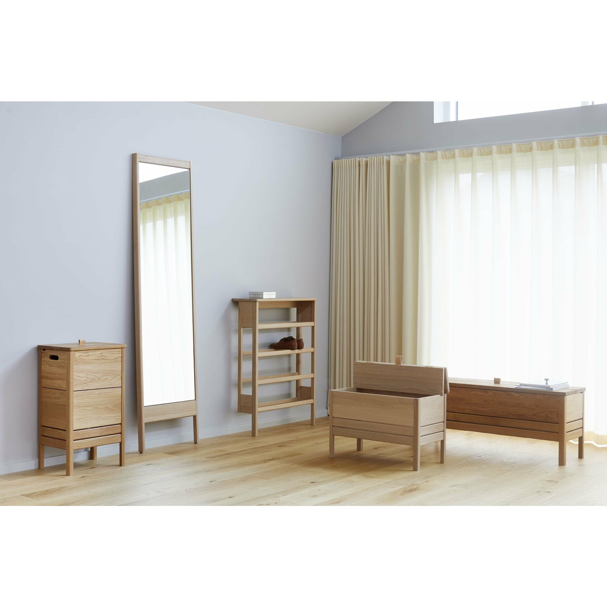 [product_category]-Form & Refine A Line Shoe Rack 72 Cm. Oak-Form&Refine-5714942021454-2145-FOR-5