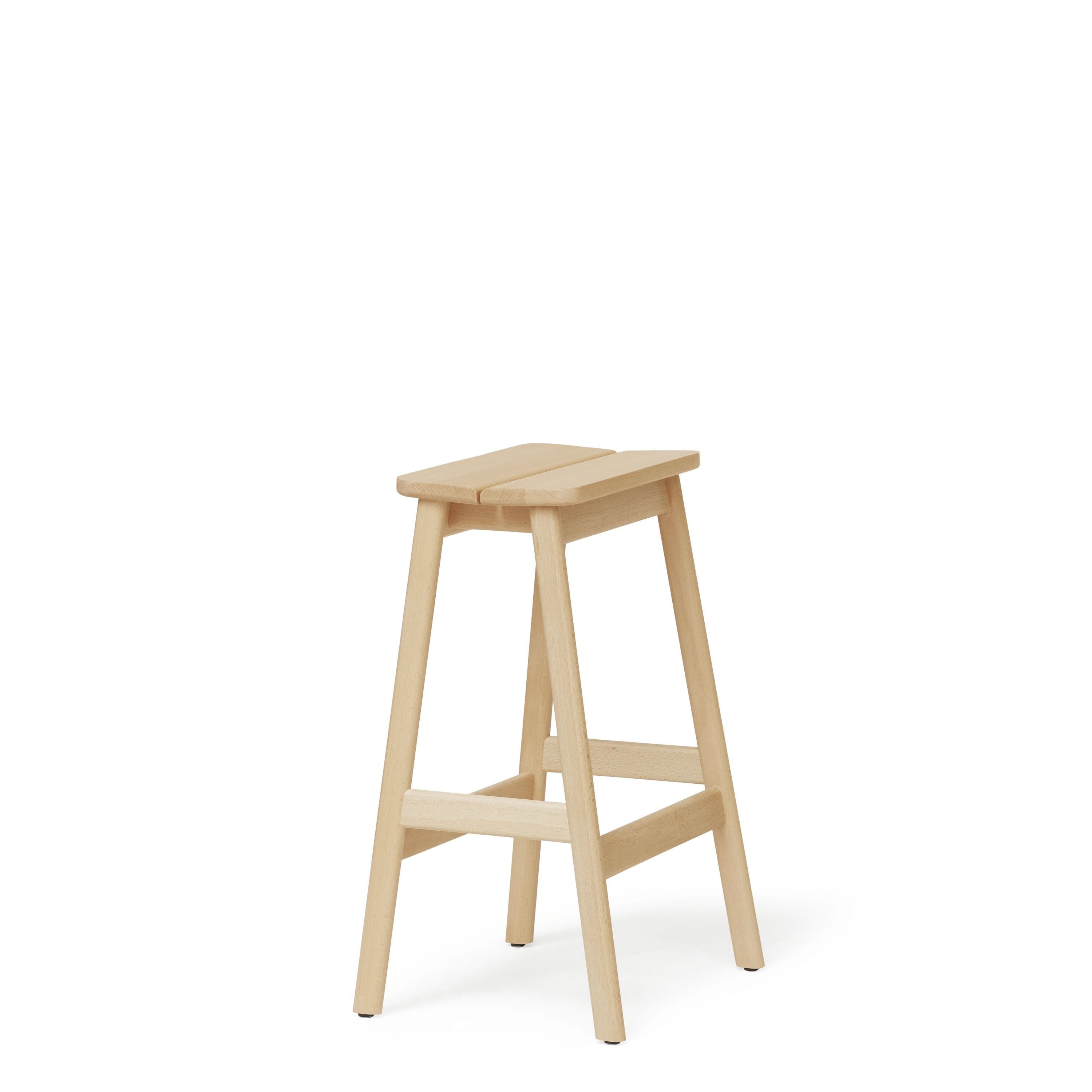 [product_category]-Form & Refine Angle Standard Bar Stool 65 Cm. Beech-Form&Refine-5714942052007-5200-FOR-2