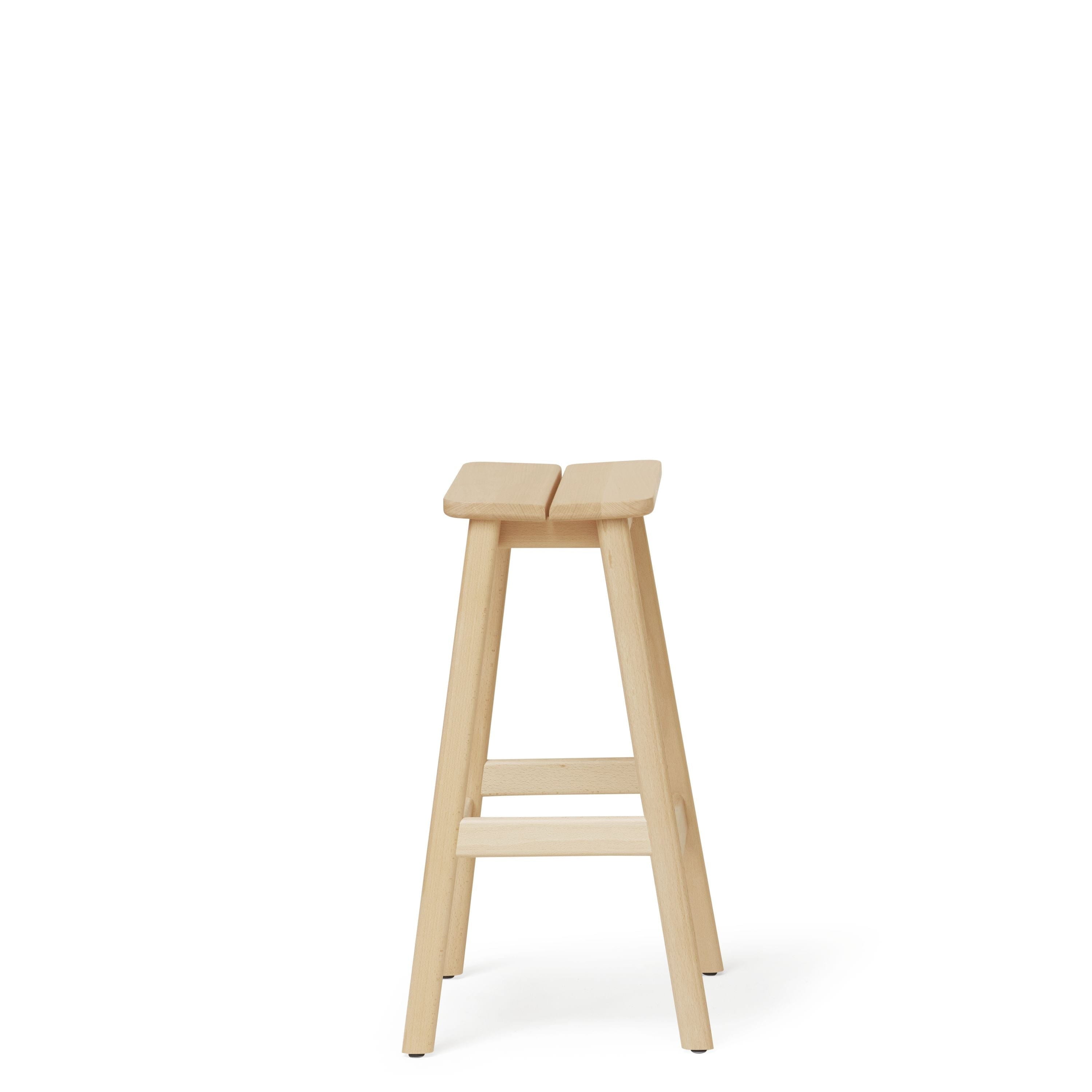 [product_category]-Form & Refine Angle Standard Bar Stool 65 Cm. Beech-Form&Refine-5714942052007-5200-FOR-3