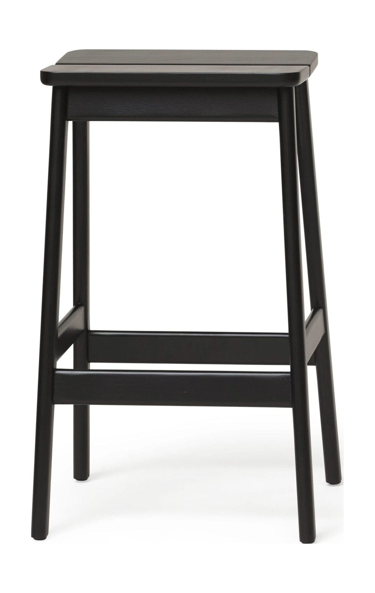 [product_category]-Form & Refine Angle Standard Bar Stool 65 Cm. Black Stained Beech-Form&Refine-5714942052014-5201-FOR-1