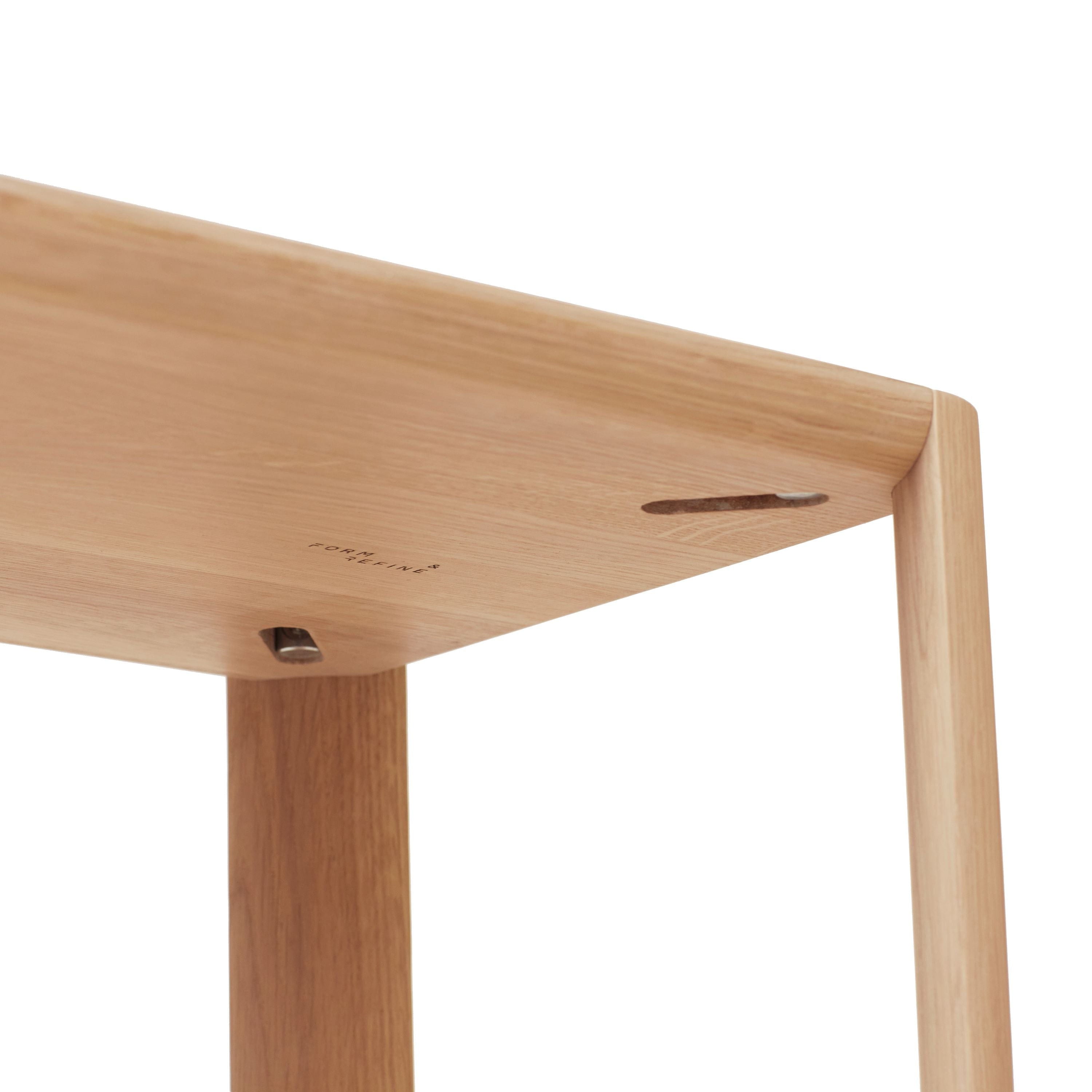 [product_category]-Form & Refine Leaf Shelf 1x3. White Oil Oak-Form&Refine-5714942012438-1243-FOR-5
