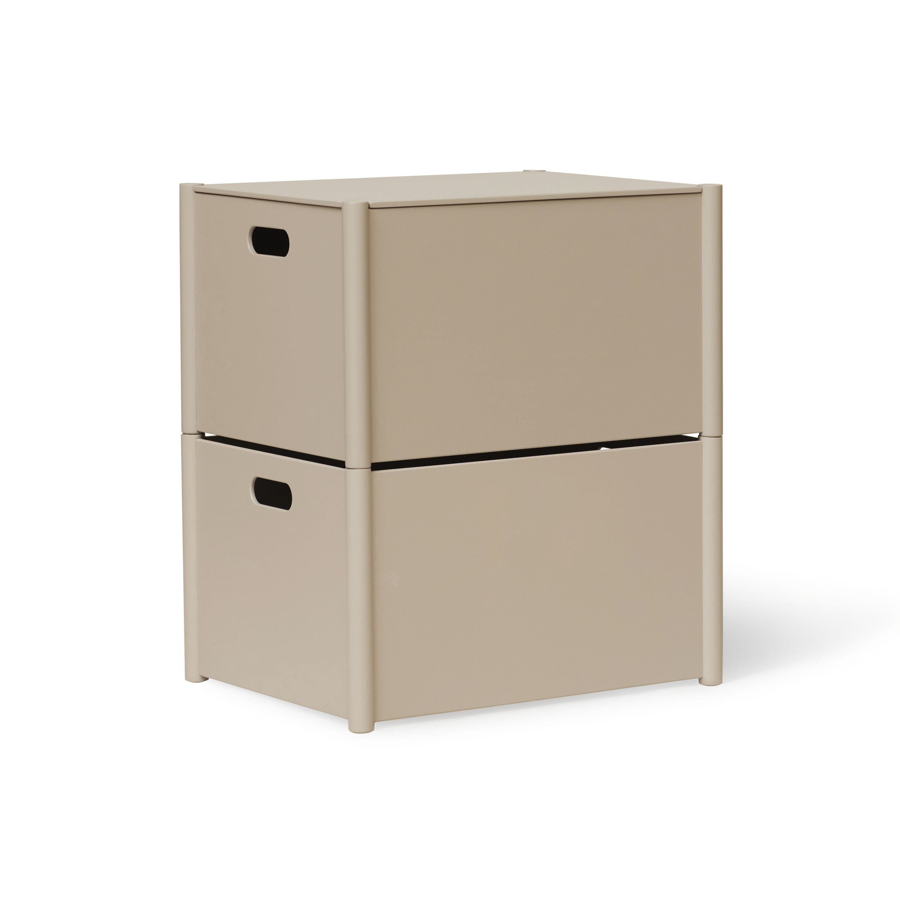 [product_category]-Form & Refine Pillar Storage Box Large. Warm Grey-Form&Refine-5714942040219-4021-FOR-4