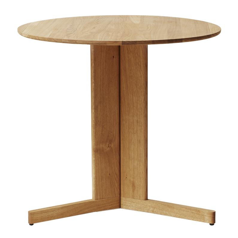 [product_category]-Form & Refine Trefoil Table ø75 Cm. Oak-Form&Refine-5714942012506-1250-FOR-1