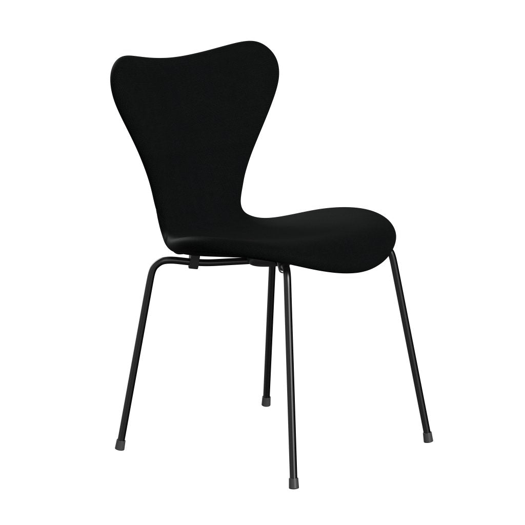 [product_category]-Fritz Hansen 3107 Chair Full Upholstery, Black/Fame Black-Fritz Hansen-3107FU-F60999-DRBL-FRI-2
