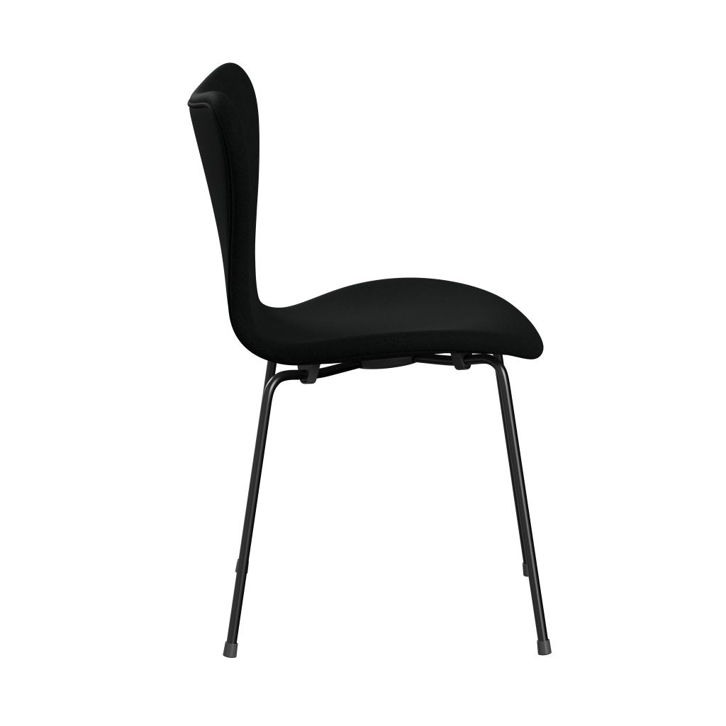 [product_category]-Fritz Hansen 3107 Chair Full Upholstery, Black/Fame Black-Fritz Hansen-3107FU-F60999-DRBL-FRI-3