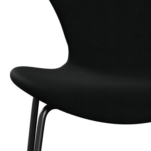 [product_category]-Fritz Hansen 3107 Chair Full Upholstery, Black/Fame Black-Fritz Hansen-3107FU-F60999-DRBL-FRI-6