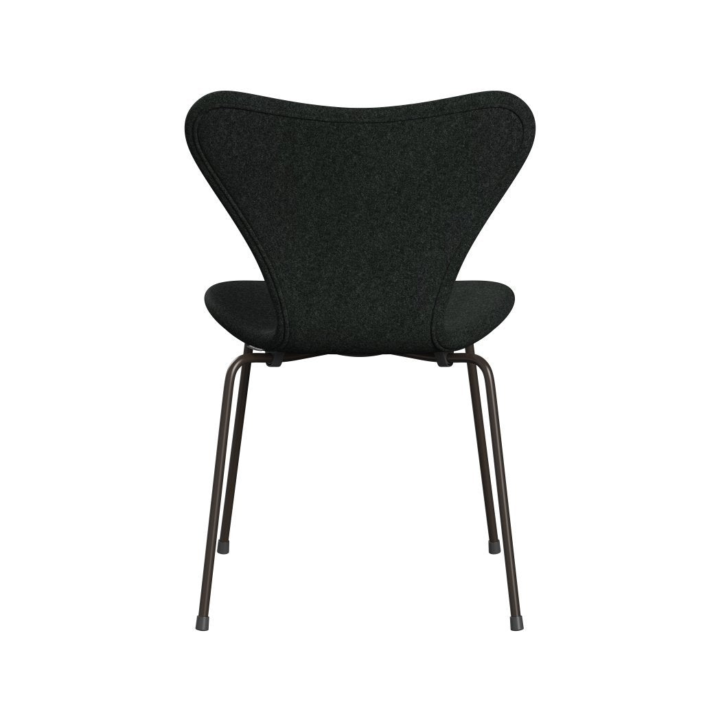 [product_category]-Fritz Hansen 3107 Chair Full Upholstery, Brown Bronze/Divina Melange Salt & Pepper-Fritz Hansen-3107FU-DIM180-DBPC-FRI-4