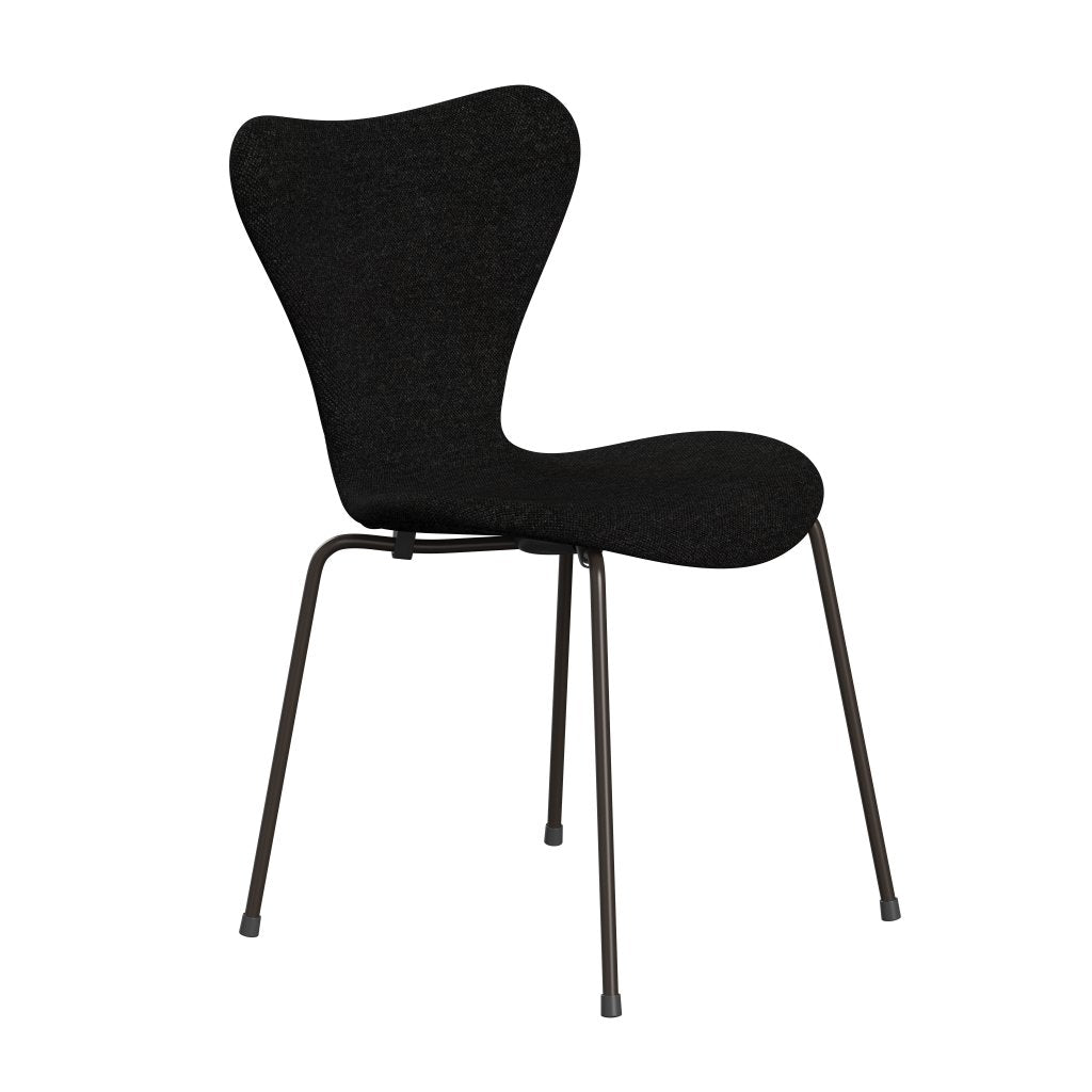 [product_category]-Fritz Hansen 3107 Chair Full Upholstery, Brown Bronze/Hallingdal Charcoal-Fritz Hansen-3107FU-HAL180-DBPC-FRI-2