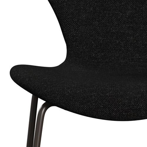[product_category]-Fritz Hansen 3107 Chair Full Upholstery, Brown Bronze/Hallingdal Charcoal-Fritz Hansen-3107FU-HAL180-DBPC-FRI-6
