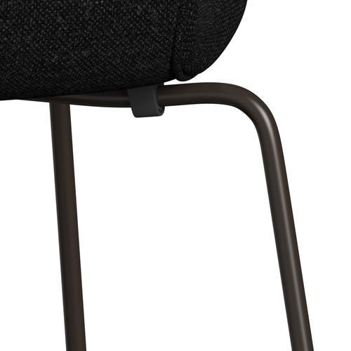 [product_category]-Fritz Hansen 3107 Chair Full Upholstery, Brown Bronze/Hallingdal Charcoal-Fritz Hansen-3107FU-HAL180-DBPC-FRI-7