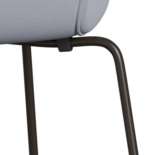 [product_category]-Fritz Hansen 3107 Chair Full Upholstery, Brown Bronze/Steelcut Mouse Grey-Fritz Hansen-3107FU-STI120-DBPC-FRI-7