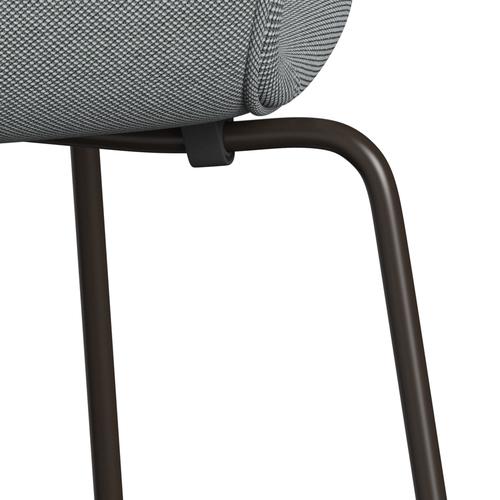 [product_category]-Fritz Hansen 3107 Chair Full Upholstery, Brown Bronze/Steelcut Trio Grey-Fritz Hansen-3107FU-STR133-DBPC-FRI-7