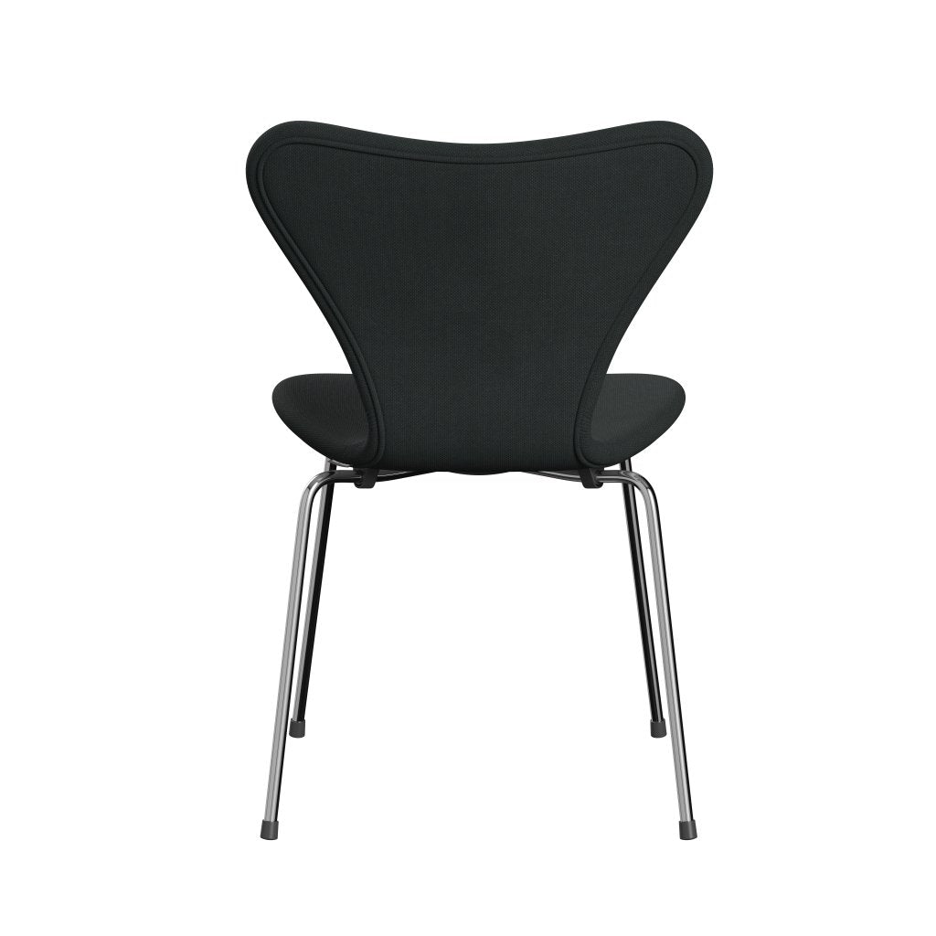 [product_category]-Fritz Hansen 3107 Chair Full Upholstery, Chrome/Steelcut Charcoal-Fritz Hansen-3107FU-STI180-CST-FRI-4