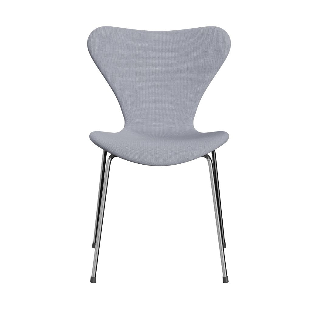 [product_category]-Fritz Hansen 3107 Chair Full Upholstery, Chrome/Steelcut Mouse Grey-Fritz Hansen-3107FU-STI120-CST-FRI-1