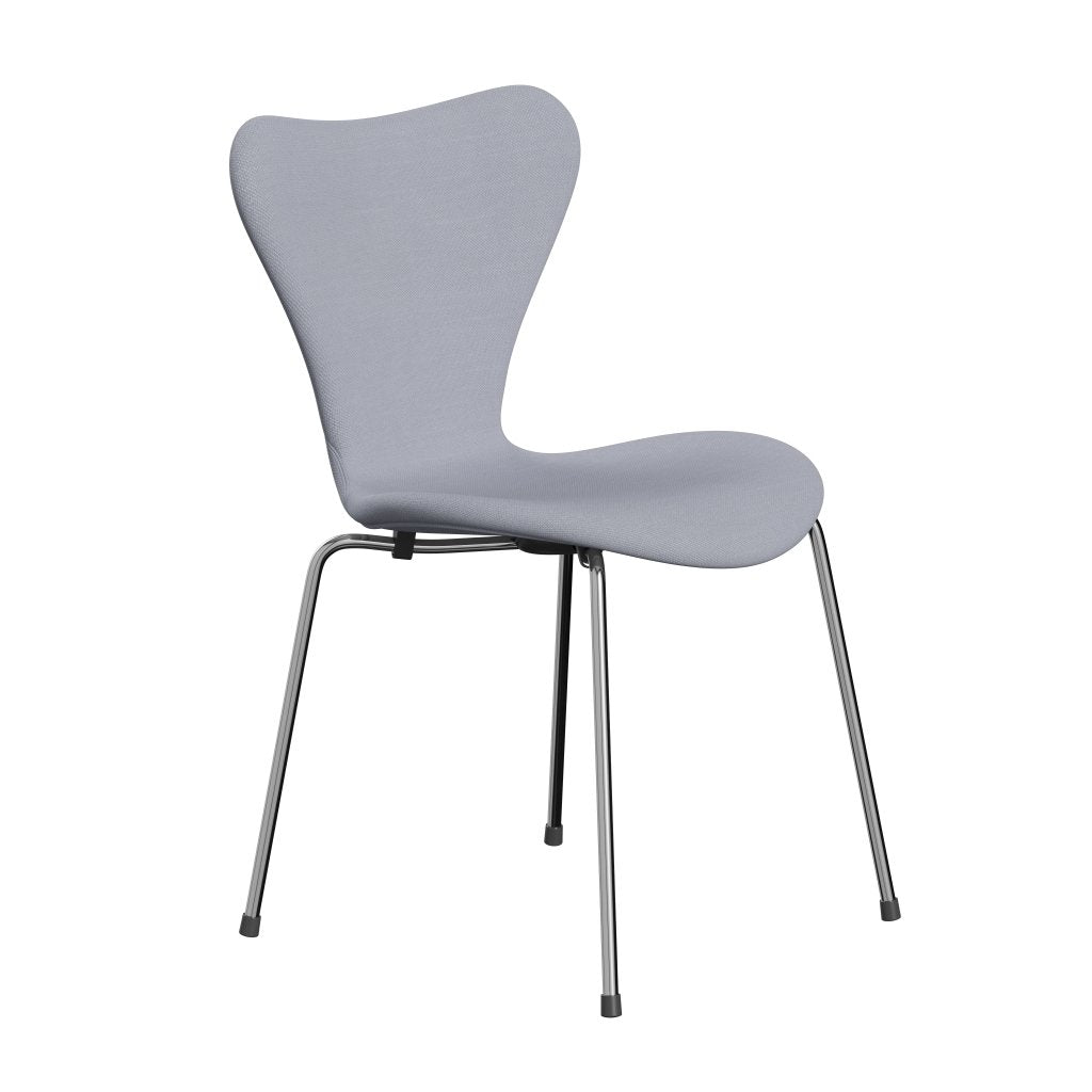 [product_category]-Fritz Hansen 3107 Chair Full Upholstery, Chrome/Steelcut Mouse Grey-Fritz Hansen-3107FU-STI120-CST-FRI-2