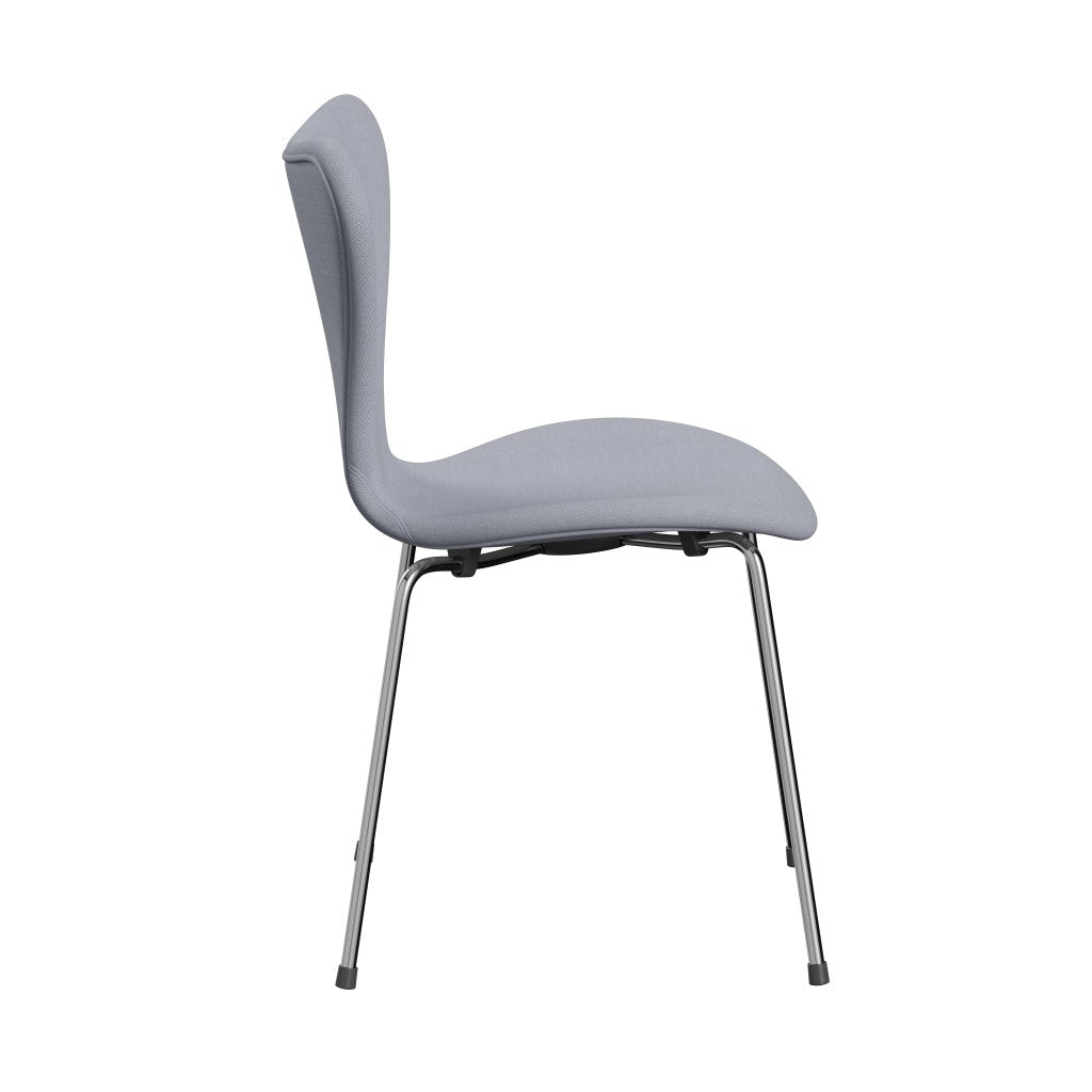 [product_category]-Fritz Hansen 3107 Chair Full Upholstery, Chrome/Steelcut Mouse Grey-Fritz Hansen-3107FU-STI120-CST-FRI-3
