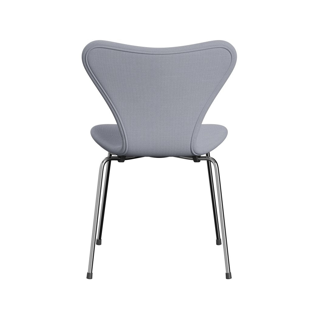 [product_category]-Fritz Hansen 3107 Chair Full Upholstery, Chrome/Steelcut Mouse Grey-Fritz Hansen-3107FU-STI120-CST-FRI-4