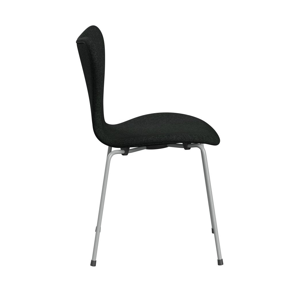 [product_category]-Fritz Hansen 3107 Chair Full Upholstery, Nine Grey/Divina Melange Salt & Pepper-Fritz Hansen-3107FU-DIM180-DRNIGR-FRI-3