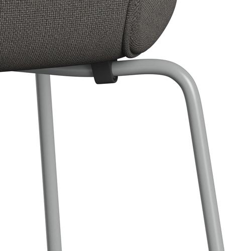 [product_category]-Fritz Hansen 3107 Chair Full Upholstery, Nine Grey/Hallingdal Grey Dark-Fritz Hansen-3107FU-HAL143-DRNIGR-FRI-7