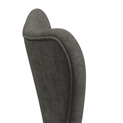 [product_category]-Fritz Hansen 3107 Chair Full Upholstery, Nine Grey/Remix Concrete-Fritz Hansen-3107FU-REM133-DRNIGR-FRI-5