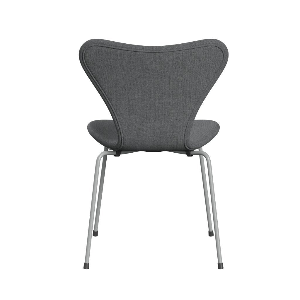 [product_category]-Fritz Hansen 3107 Chair Full Upholstery, Nine Grey/Remix Grey (Rem143)-Fritz Hansen-3107FU-REM143-DRNIGR-FRI-4