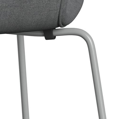 [product_category]-Fritz Hansen 3107 Chair Full Upholstery, Nine Grey/Remix Grey (Rem143)-Fritz Hansen-3107FU-REM143-DRNIGR-FRI-7