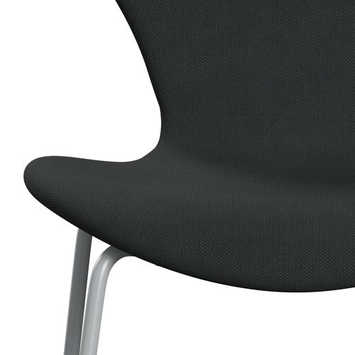 [product_category]-Fritz Hansen 3107 Chair Full Upholstery, Silver Grey/Steelcut Charcoal-Fritz Hansen-3107FU-STI180-SIGREY-FRI-6