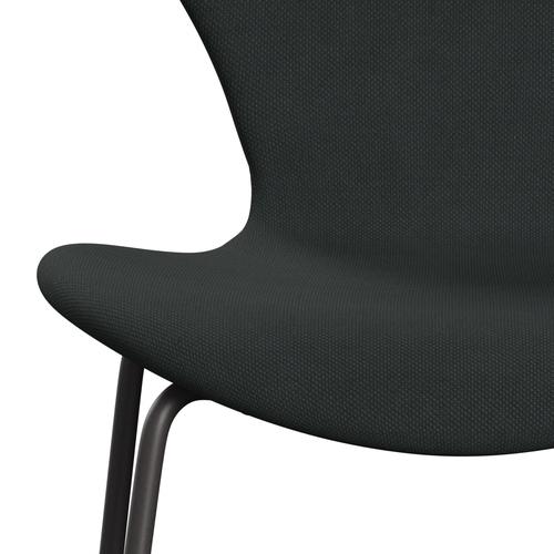 [product_category]-Fritz Hansen 3107 Chair Full Upholstery, Warm Graphite/Steelcut Charcoal-Fritz Hansen-3107FU-STI180-WARGRA-FRI-6