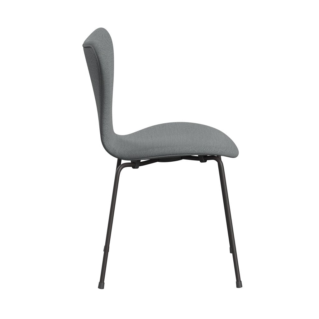[product_category]-Fritz Hansen 3107 Chair Full Upholstery, Warm Graphite/Steelcut Trio Grey-Fritz Hansen-3107FU-STR133-WARGRA-FRI-3