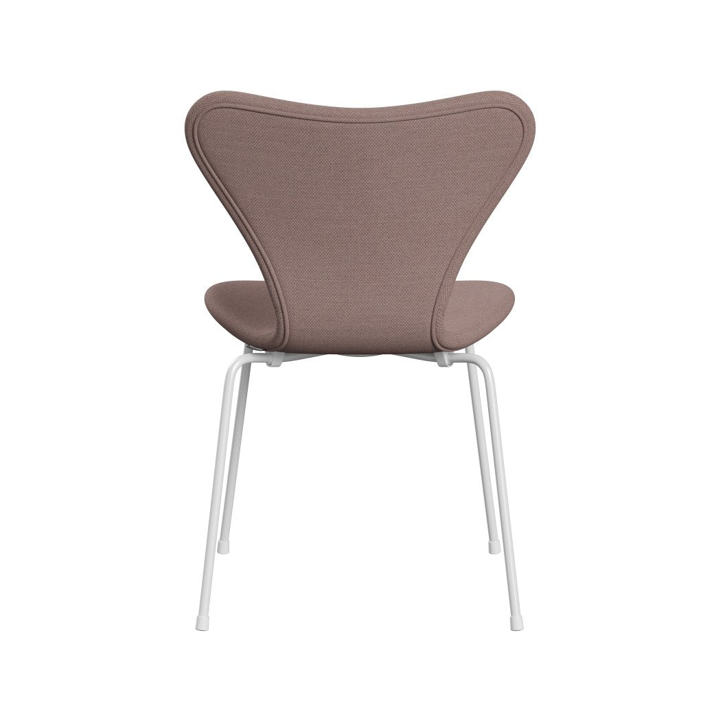 [product_category]-Fritz Hansen 3107 Chair Full Upholstery, White/Fiord Pink/Tan-Fritz Hansen-3107FU-FIO551-DRWH-FRI-4