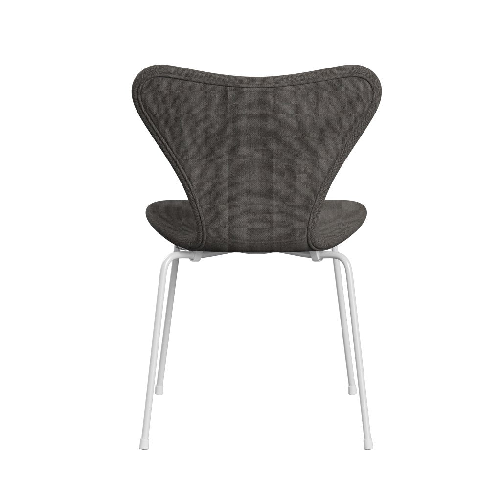[product_category]-Fritz Hansen 3107 Chair Full Upholstery, White/Hallingdal Grey Dark-Fritz Hansen-3107FU-HAL143-DRWH-FRI-4