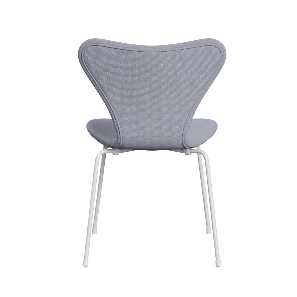 [product_category]-Fritz Hansen 3107 Chair Full Upholstery, White/Steelcut Mouse Grey-Fritz Hansen-3107FU-STI120-DRWH-FRI-4
